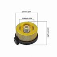 thumbnail image 5 of 2-Pack Adapter for Camping Gas Stove Valve, Butane Canister to Screw-On Connector Nozzle Conversion Head, 5 of 5
