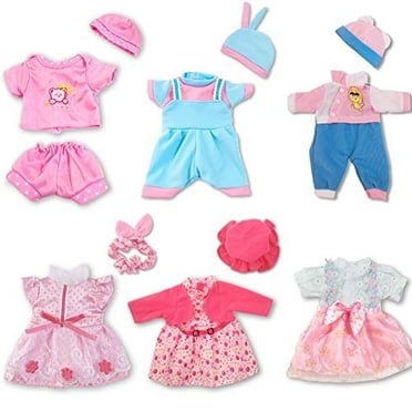 35 Pack Handmade Doll Clothes Including 5 Wedding Gown Dresses 5 ...