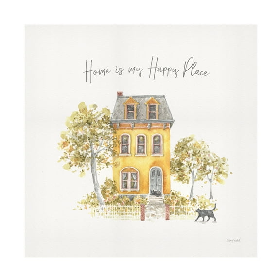 Lisa Audit 'Happy Yellow 17' Canvas Art