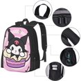 thumbnail image 4 of Kawaii Backpack My Bunny Melody 3d Print Backpack Cartoon Backpack Casual Lightweight Travel Backpack Adults Daypack, 4 of 9