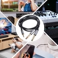 thumbnail image 4 of Audio Cable Splitter 1m 1/4 To Dual 3.5mm Cable Audio Cable Splitter Wire, 4 of 8