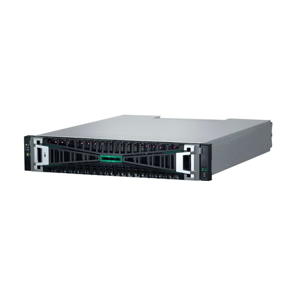 HPE Modular Smart Array 2072 12Gb SAS SFF Storage - 7th Generation - hybrid storage array - 3.84 TB - 24 bays (SAS-3) - SSD 1.92 TB x 2 - SAS 12Gb/s (external) - rack-mountable - 2U