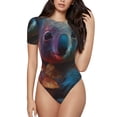 thumbnail image 1 of Fotbe Forest Koala Body de Mujer con Cuello Redondo y Mangas Cortas, Sin Mangas Ajustado, Suave, Cómodo y Básico-X-Large, 1 of 7