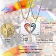 thumbnail image 4 of Collar de acero inoxidable/plata de ley 925, joyería LGBT, collar con colgante de arcoíris del Orgullo Gay, regalo para hombres/mujeres JAMW Sencillez, 4 of 4