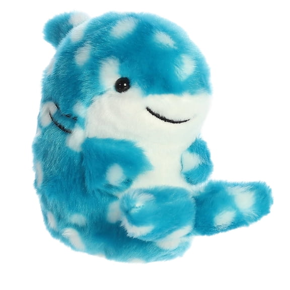 Aurora - Mini Blue Rolly Pet - 5.5" Willa Whale Shark - Playful Stuffed Animal