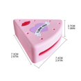 thumbnail image 3 of lucky Travel Triangle Powder Puff Holder Silicona Maquillaje Funda Protectora De Transporte, 3 of 4