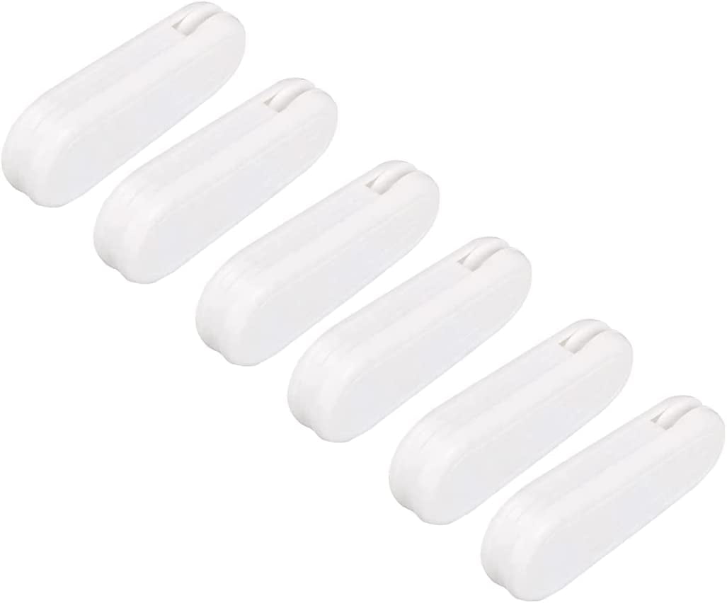Curtain Cord Weights, 6Pack Plastic Pull String Pendants For Vertical Blind And Drapes White