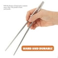 thumbnail image 3 of Toyandona 5 Pairs of Korean Metal Chopsticks Reusable Elegant Design Kitchen Tableware, 3 of 8