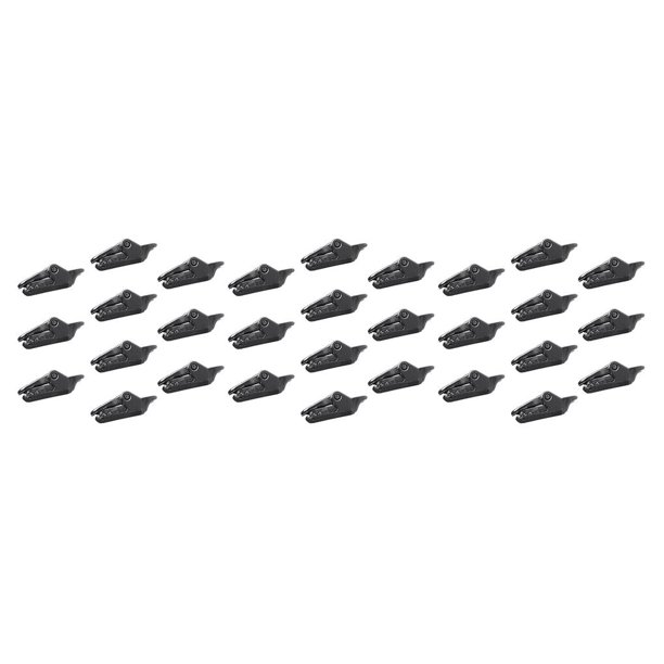 Soidarity 10 Uds. De pinzas de cocodrilo, mosquetón de plástico profesional, bloqueo de agarre resistente, toldo, tienda portátil, accesorios Type1 NO1