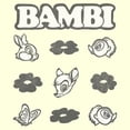 thumbnail image 2 of Men's Bambi Friends Square Graphic Tee Beige X Large, 2 of 4
