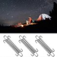 thumbnail image 4 of 4 Pieces Shade Sail Spring, Shade Sail Tensioner Spring, Shade Sail Tension Spring, Camping Tent Tension Spring, Steel Tent Spring Rope Buck, 4 of 4