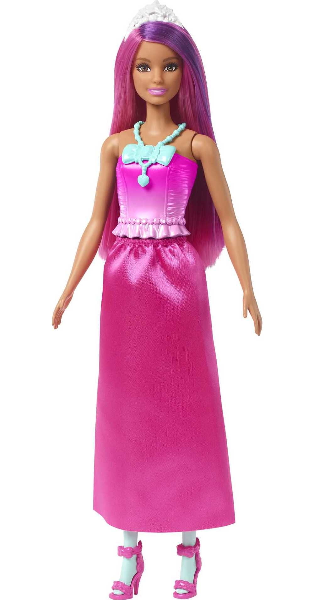 Barbie Dreamtopia Fashion Doll and Dress-Up Set with Mermaid Tail Clothes, Accessories and Pets