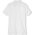 thumbnail image 3 of French Toast Girls Short Sleeve Buttoned placket 2 Pack Polo Shirt M (7/8)/White, 3 of 4
