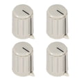 thumbnail image 1 of Unique Bargains 4pcs 6mm Potentiometer Control Knobs For Electric Guitar Volume Tone Knobs Gray, 1 of 3