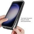 thumbnail image 5 of Compatible WIth Samsung Galaxy S25 Phone Case,2-in-1 Designing,Shockproof Rugged Anti-fall Heavy Duty Ultra Slim Thin Fit Transparent Phone Case For Samsung Galaxy S25,Red, 5 of 6