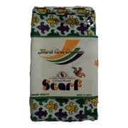 Fleur De Lis Mardi Gras Infinity Scarf Purple Green Yellow Knit