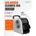 thumbnail image 2 of Ventilador eléctrico para secado, refrigeración y ventilación, ventilador de alta velocidad para uso en taller de garaje y lugar de trabajo, 2 of 5