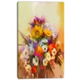 thumbnail image 2 of Bouquet de Fleurs Peint à la Main - Grande Impression sur Toile Florale, 2 of 4