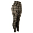 thumbnail image 5 of Leggings de mujer Pantalones de entrenamiento de cintura alta Pantalones de jogging Deportes casuales Medias activas Pantalones a cuadros, 5 of 5