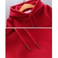 thumbnail image 4 of xaweyi Kids Child Toddler Boys Girls Solid Long Sleeve Patchwork Hooded Thickened Warm Sweatshirt Pullover Blouse Tops Outfits Clothes,Sizes 3-4 Years, 4 of 6