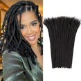 thumbnail image 1 of Cabello humano Loc Extensions MYCNIMY de 4 pulgadas, 60 mechones, 1 of 6
