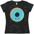 thumbnail image 3 of Inktastic Blue Donut Women's T-Shirt, 3 of 5
