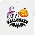 thumbnail image 4 of Inktastic Happy Halloween Bat, Witch Hat, Jack O Lantern Boys or Girls Toddler T-Shirt, 4 of 5