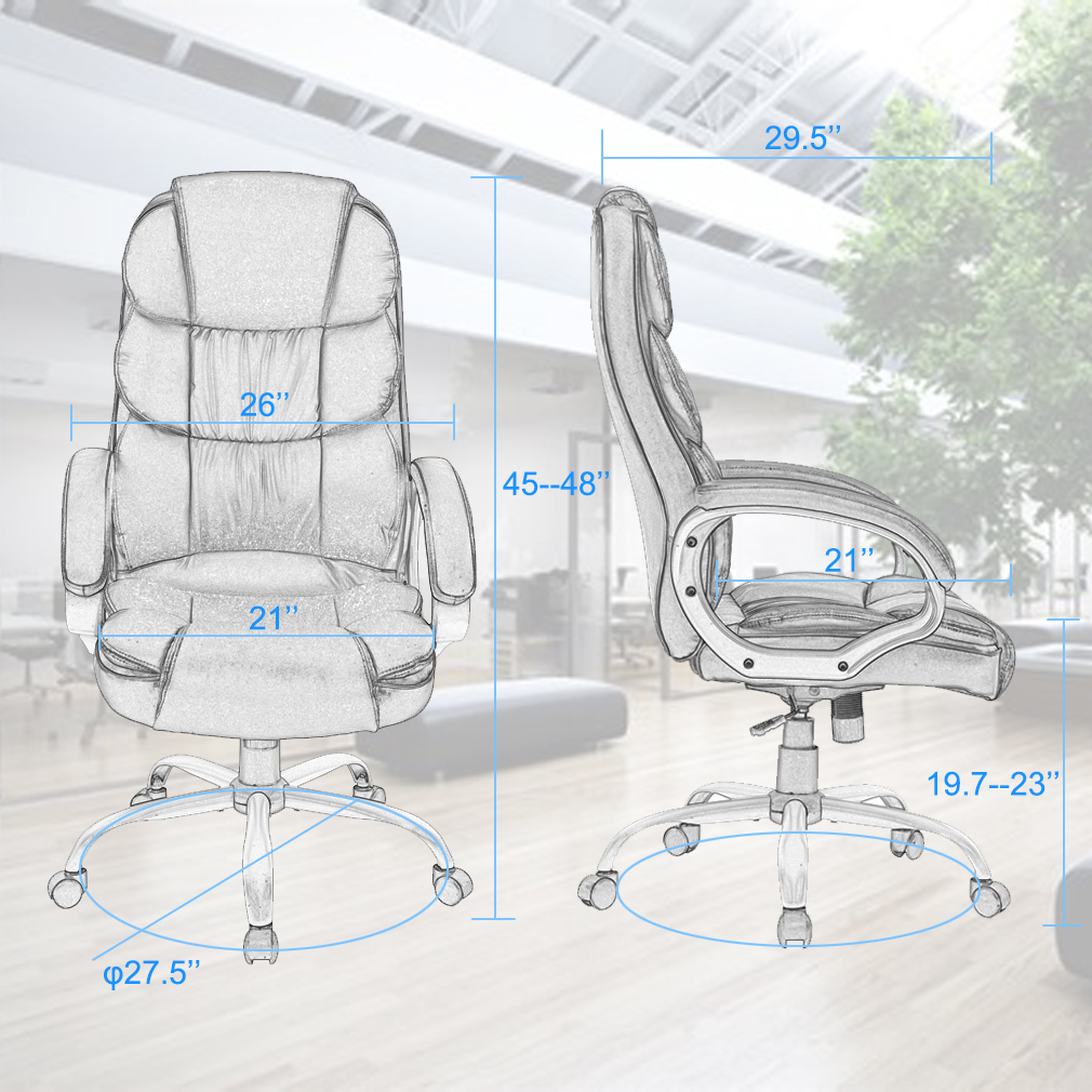 BestOffice Ergonomic Executive High Back Office Chair photo 4