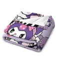 thumbnail image 3 of KUROMI Throw Blanket Cute Flannel Anime for Girls Boys Men Women, 3 of 7