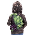 thumbnail image 4 of The Hulk Toddler Boy Sublimated Zip Up Hoodie and T-Shirt Set, Sizes 2T-5T, 4 of 9