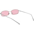 thumbnail image 4 of FEISEDY Vintage Slender Square Sunglasses Retro Small Metal Frame Candy Colors B2295, 4 of 14
