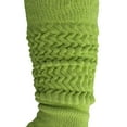 thumbnail image 4 of 3 Pairs Cotton Slouch Cotton Socks Extra Heavy and Extra Long Shoe Size 5-10 (Almond Green), 4 of 11