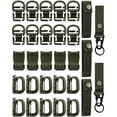 thumbnail image 1 of 35 Pieces Molle Attachments Kit Molle Backpack Webbing Strap and Tactical D Ring Gear Clipfor Dominators Tactical Vest Belt, 1 of 6