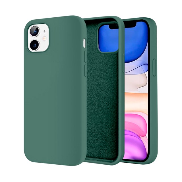 Funda de Protección para iPhone 11 - Sovico - Silicón con Forro de Microfibra