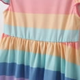 thumbnail image 4 of Girls Rainbow Dress Summer Princess Dress Colorful Onepiece DressesColorful Onepiece Dresses, 4 of 8