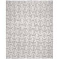 thumbnail image 2 of Safavieh Dhurries Abigail Geometric Area Rug, Gray/Ivory, 8' x 10', 2 of 8