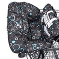 thumbnail image 1 of 2 en un funda para carrito de bebé portátil seguridad cómoda almohadilla de asiento para silla plegable Negro Yotijar Cubierta del carrito de la compra, 1 of 10
