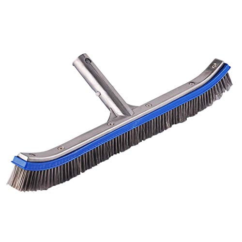 Daveyspa Heavy Duty 18 Aluminum Swimming Pool Brush Stainless Steel