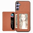 thumbnail image 1 of Case For FOXDOCK Samsung Galaxy S25 Stand Function RFID Blocking Magnetic Card Holder Complete Camera Safety, 1 of 5