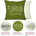 thumbnail image 6 of Fall Pillow Covers 18x18 inch Set of 4 Pumpkin Maple Leaf Hello Pumpkin Happy autumn Decorative Throw Pillow Case Autumn Thanksgiving Farmhouse Orange Decoration for Home couch, 6 of 6