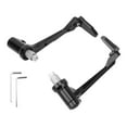 thumbnail image 2 of Hand Guard Protector,  Braking Performance Easy To Install Handlebar Brake  Lever Protector High Strength Aluminium Alloy  For Motorbike Black,Red,Silver, 2 of 8