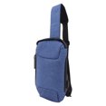 thumbnail image 3 of Bolso bandolera minimalista EDC pequeño, impermeable y resistente a arañazos, mochila de hombro minimalista, con cerradura de combinación antirrobo, bolso bandolera azul, 3 of 14