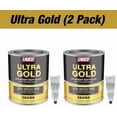 thumbnail image 2 of Ultra Fiber Sandable Fiberglass Auto Body Filler, Bridges Holes, Water Resistant, Lightweight Filler for Fiberglass, Steel, Plastics, Base Color of Yellow-Green (Ultra Gold, 3 Liters), 2 of 8
