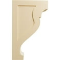thumbnail image 3 of Ekena Millwork 1 3/4"W x 6"D x 10"H Small Rockport Wood Corbel, Maple, 3 of 4