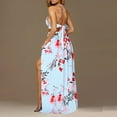 thumbnail image 5 of Ruimatai Women's Plus Size Floral Print Round Neck Sleeveless Maxi Dress Casual Summer Beach Party Long Dress French Style Fashion, 5 of 7