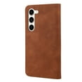 thumbnail image 3 of Allytech Slim Wallet Case for Samsung Galaxy S23, Luxury PU Leather + Soft TPU Cover with Card Slots & Cash Pocket, Magnetic Closure Kickstand Shockproof Business Case for Women men - Brown, 3 of 9