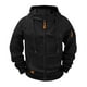 thumbnail image 4 of Ceisia Men's Oversize Hooded Full-Zip Color-Accent Fleece Hooded Jacket Gift, 4 of 9
