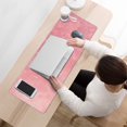 thumbnail image 2 of Durable XXL Desk Pad & Pink Mouse Pad – 31.5x11.8 inches Desk Mat with 3 Levels, Designed for Comfortable Computer Keyboard Use and Home Office Work, 2 of 7