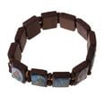 thumbnail image 3 of WINDLAND 4 Pieces Wooden Icon Bracelet Religious Catholic Jewelry Elastic Bead Bracelet Christian Supplies Jewelry Gift for Unise, 3 of 10