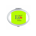 thumbnail image 1 of Armor Latvia Native I Love You Affection Mirror Portable Fold Hand Makeup Double Side Glasses, 1 of 3
